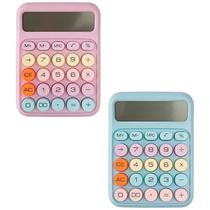 Calculadora Eletrônica ABS Sortida 15x12x2cm LM2342 - honeyhome