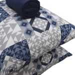 Jogo_Cama_Casal_Doce_Vida_Cali_Azul_Profundo_30cm_3_Peças_Ref.0310309CLAZP_Portallar