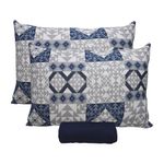 Jogo_Cama_Casal_Doce_Vida_Cali_Azul_Profundo_30cm_3_Peças_Ref.0310309CLAZP_Portallar