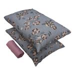 Jogo_Cama_King_Doce_Vida_Miraflores_Rosa_Cravo_40cm_3_Peças_Ref.0310311MFRSC_Portallar