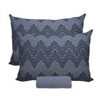 Jogo_Cama_King_Doce_Vida_Recife_Azul_Jeans_40cm_3_Peças_Ref.0310311RAZJ_Portallar