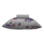 Jogo_Cama_Solteiro_Infantil_Homem_Aranha_Marvel_Spider_Wall_Cinza_30cm_2_Peças_Ref.0310501_Portallar