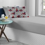 Jogo_Cama_Solteiro_Infantil_Homem_Aranha_Marvel_Spider_Wall_Cinza_30cm_2_Peças_Ref.0310501_Portallar