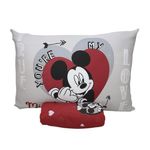 Jogo_Cama_Solteiro_Disney_Mickey_Minnie_Lovers_30cm_2_Peças_Ref.0310150_Portallar