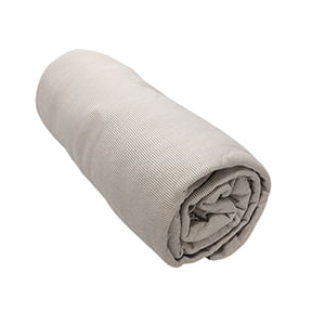 Lençol Avulso Solteiro Liso Bege Caqui 30cm 0020957BGC - Portallar