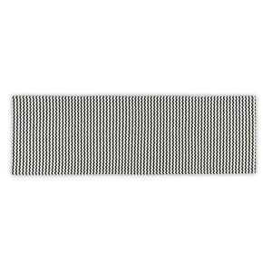 T Tapete Passadeira Pratico Antiderrapante Algodão Preto 40x130cm 422425 - Dommun Decor