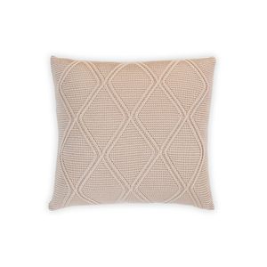 Almofada Tricot Toronto Areia 45x45cm 450012A - Dommun Decor