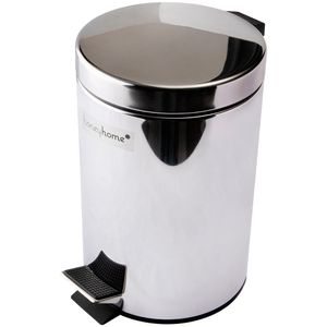 Lixeira Pedal Aço Inox 3 Litros com Cesto Removível LM0003 - honeyhome