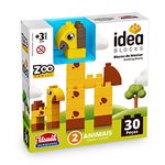 Blocos_de_Montar_Familia_Zoo_Girafa_30_Peças_Ref.681_Usual_Brinquedos