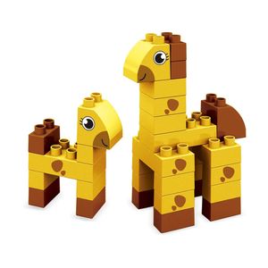 Blocos de Montar Familia Zoo Girafa 30 Peças 681 - Usual Brinquedos