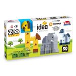 Blocos_de_Montar_Familia_Zoo_Kit_4_Animais_80_Peças_Ref.684_Usual_Brinquedos