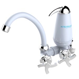 Filtro Com Torneira Bica Móvel Branco - Acquabios