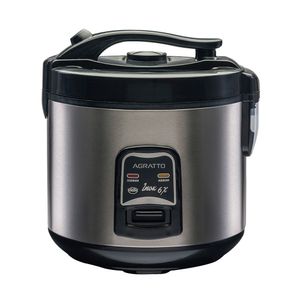 Panela Elétrica Arroz Inox e Visor Vidro PAI6X 127v 5955 - Agratto