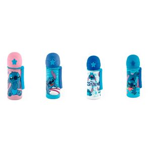 Garrafa Infantil Com Canudo Lm3066dy Stitch Alumínio Sortida 500ml DIS084-Disney