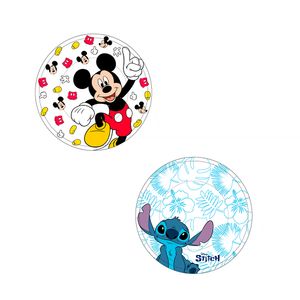 Prato de Melamina Rendondo Raso LM3079DY Mickey ou Stitch Sortido 1,8x27,8cm DIS0332 - Disney
