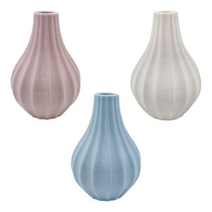 Vaso Decorativo Cerâmica Sortido 8x8x12cm LM2884 - honeyhome