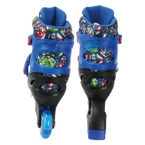 Patins Inline 4 Rodas com LED Vingadores 32 a 35 DI0010 - BBR Toys