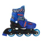 Patins_Inline_4_Rodas_Com_Led_Vingadores_32_A_35_Ref.DI0010_BBR_Toys
