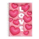 Caderno_1/4_Espiral_Capa_Dura_Nice_Cream_Sortido_80_Folhas_Ref.3169382_Foroni