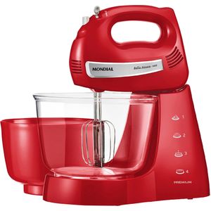 Batedeira Bella Massa Inox Red B29NP 127V 259801 - Mondial