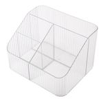 Porta_Acessórios_Com_4_Divisórias_Plástico_Transparente_18x14x12cm_Ref.LM2520_honeyhome