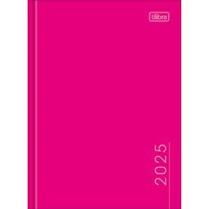 Agenda Costurada Diária Pepper Rosa 291081 - Tilibra