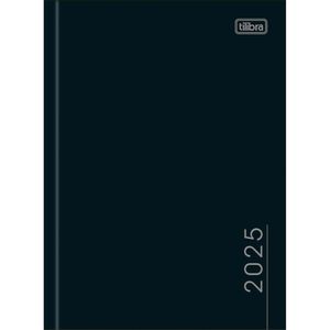 Agenda Costurada Diária Pepper Preta 179701 - Tilibra