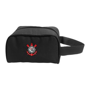 Estojo Casual Corinthians com Alça de Mão CORNECERS - Amora Brindes