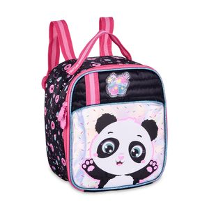 Lancheira Térmica Panda Tecido Cetim CD24679L - Clio Style