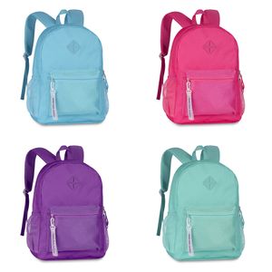 Mochila de Costas Juvenil Bolso Frontal Pingente Enjoy The Ride Poliéster Sortido MF24050 - Clio Style