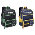 Mochila_de_Costas_Infantil_Gamer_Level_Up_Poliéster_Com_Neoprene_Sortido_Ref.VD24529J_Clio_Style
