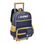 Mochila_de_Rodinha_Infantil_Gamer_Level_Up_Poliéster_Com_Neoprene_Sortido_Ref.VD24528K_Clio_Style