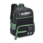 Mochila_de_Costas_Infantil_Gamer_Level_Up_Poliéster_Com_Neoprene_Sortido_Ref.VD24529J_Clio_Style