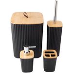 Kit_4_Acessórios_Para_Banheiro_Plástico_Preto_Detalhe_Em_Bambu_25x25x50cm_LM2649/_LM2649BEL_-_honeyhome