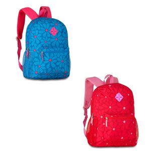 Mochila de Costas Juvenil Estampa Flores Sortida MF23037 - Clio Style
