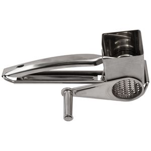 Ralador Para Queijo Com Manivela Inox 8,2x5,4x19,5cm LM2614 - honeyhome