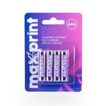 Pilha_Zinco_Palito_AAA_Super_Blister_Com_4_Unidades_Ref.75000040_Maxprint