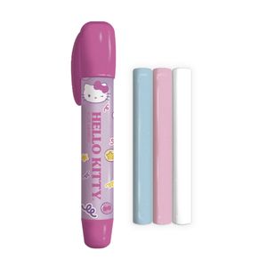 Borracha Caneta Retrátil com 3 Refis Hello Kitty Blister 1 Unidade 10193 - Leo&Leo