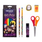 Kit_Escolar_Lápis_de_Cor_12_Cores_+_6_Peças_Harry_Potter_Blister_1_Unidade_Ref.71621_Leo&Leo