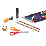 Kit_Escolar_Lápis_de_Cor_12_Cores_+_6_Peças_Harry_Potter_Blister_1_Unidade_Ref.71621_Leo&Leo