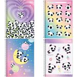 Caderno_Universitário_Espiral_Lovely_Friend_Sortido_1_Matéria_80_Folhas_349348_-_Tilibra