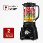 Liquidificador_Pratic_Turbo_L98b_Preto_2,2_Litros_550w_220v_Ref.557102_Mondial