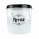 Conjunto_de_Potes_para_Mantimentos_(6,8L/2,9L/1,6L/1,6L/785ml)_Tampa_Rosca_Preta_Plástico_5_Peças_Ref.152006003_Nitron