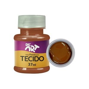 Tinta para Tecido Fosca Marrom 37ml 220015 - Dac