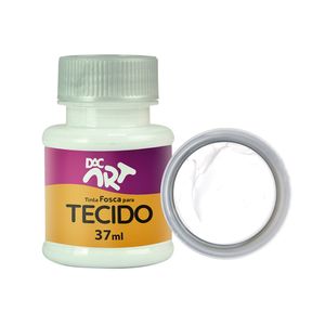 Tinta para Tecido Fosca Branca 37ml 220011 - Dac