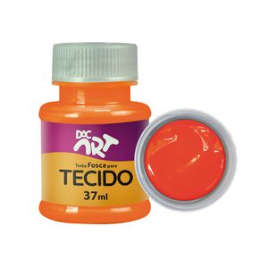 Tinta para Tecido Fosca Laranja 37ml 220019 - Dac