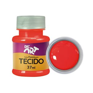 Tinta para Tecido Fosca Vermelho Fogo 37ml 2200118 - Dac