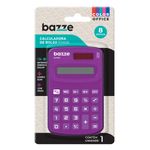 Mini_Calculadora_de_Bolso_B3408_8_Dígitos_Color_Office_Roxo_Ref.906366_Bazze