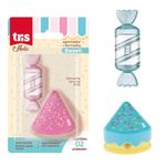 Apontador_Com_Depósito_+_Borracha_Holic_Sweet_Cartela_Com_2_Unidades_Ref.906946_Tris