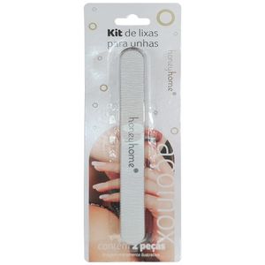 Kit Lixas Para Unhas Aço Inox 2 Peças 17,7x2x0,3cm LM2998 - honeyhome